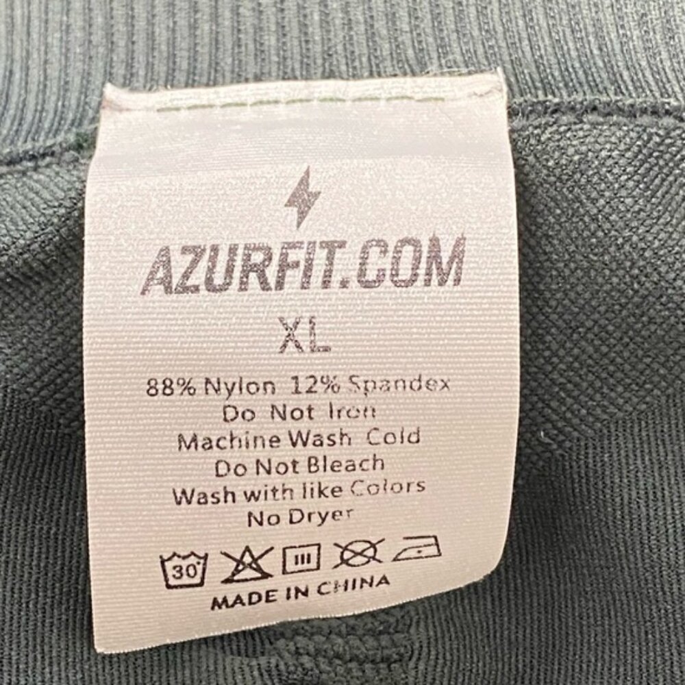 Azur Fit Dark Green Leggings — Size XL - Picture 9 of 9
